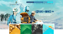 Desktop Screenshot of explorelesmines.com